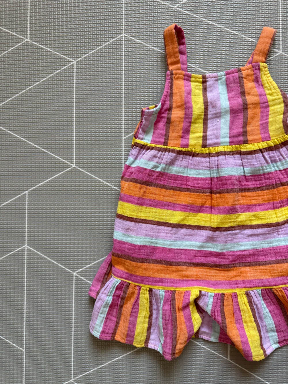 Cat & Jack|Baby girl/toddler colorful Striped gauzy Sundress-Beachy boho•••3T